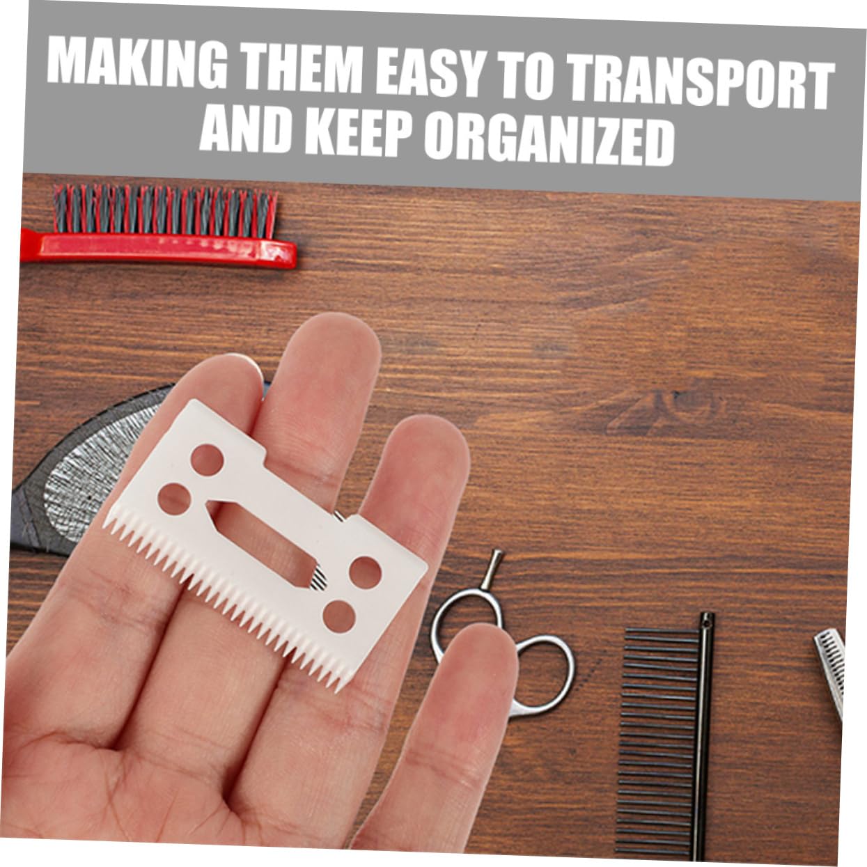 SOESFOUFU Hair Clipper Blades Replacement Ceramic Trimmer Blade Precision Crafted for Clippers