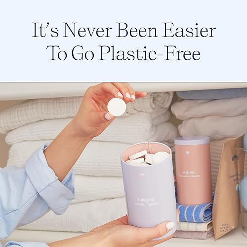 Miniatura 2 de BLUELAND 36 tabletas de detergente para ropa sucia, alternativa sin plástico a vainas, hojas o líquidos, detergente natural, sostenible y ecológico