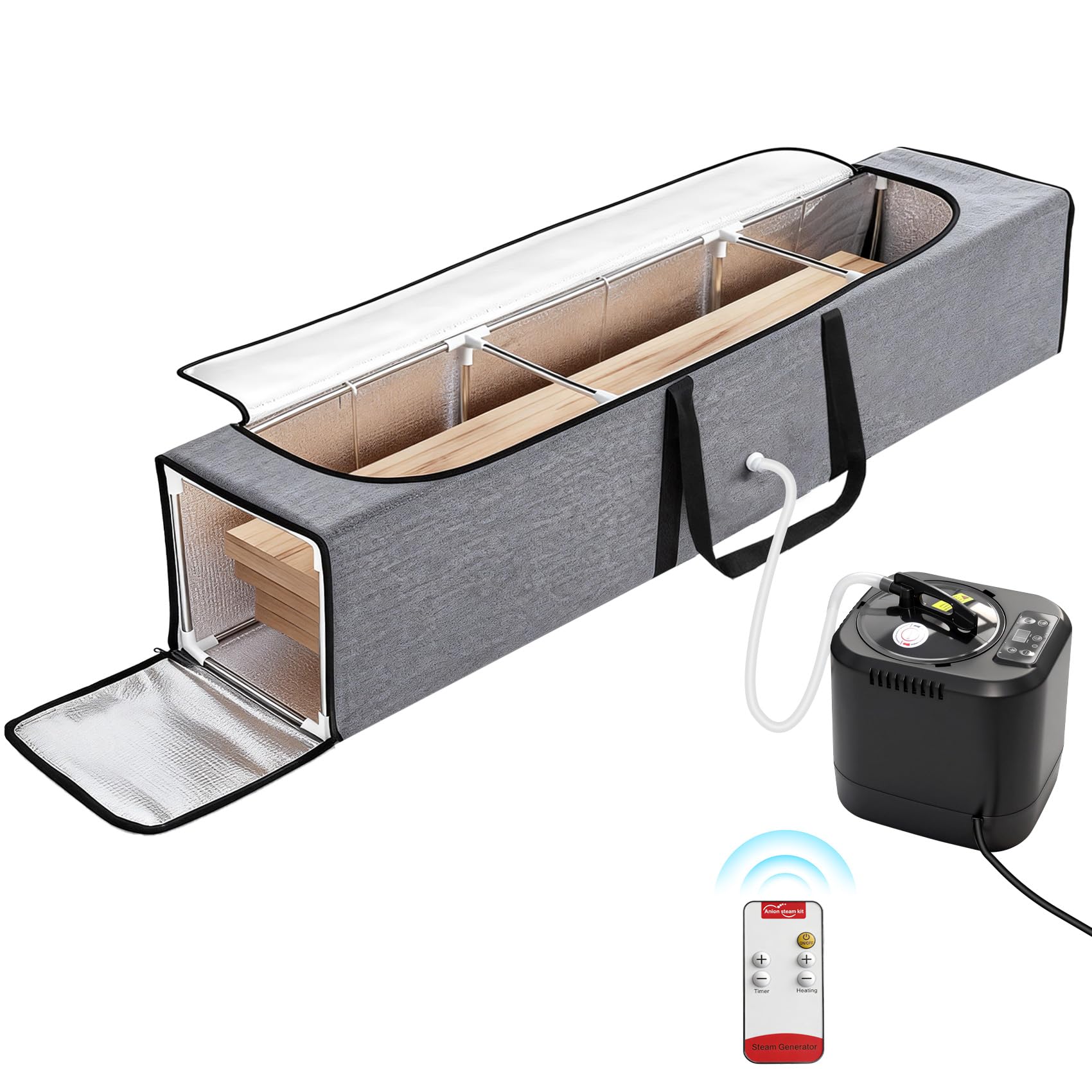 Wood Bending Steam Generator Kit,63"Foldable Steam Box,4L Steam Generator
