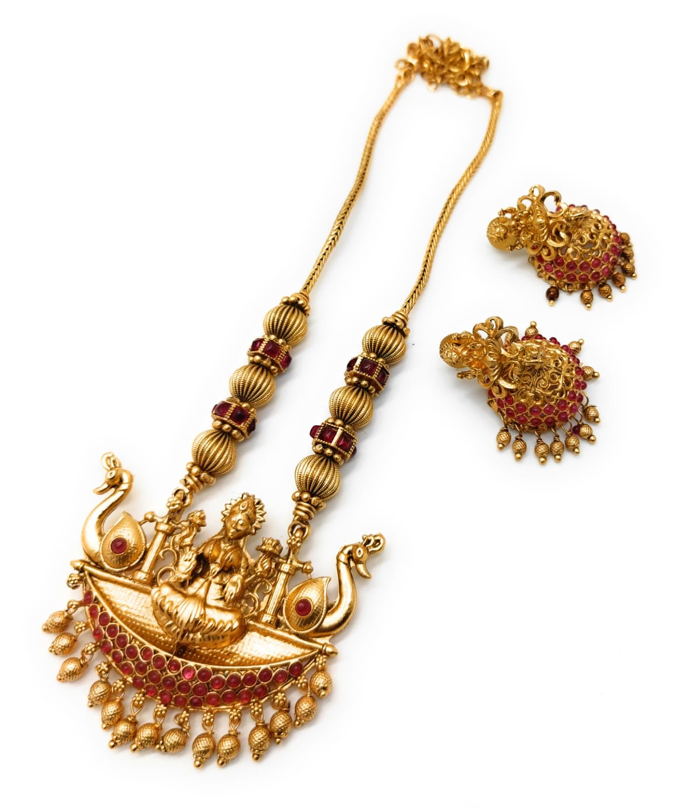 Adc fashions Necklace Set for Women with Earring for Girls Stylish, Antique Lakshmi Mata Design, South Indian Jewellery set (B0CBVHZSGH) Amazon Price History, Amazon Price Tracker