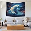 Buyidec Polar Bear Star River Tapestry Wall Hanging Art Deco Tapestries for Bedroom Living Room Dorm
