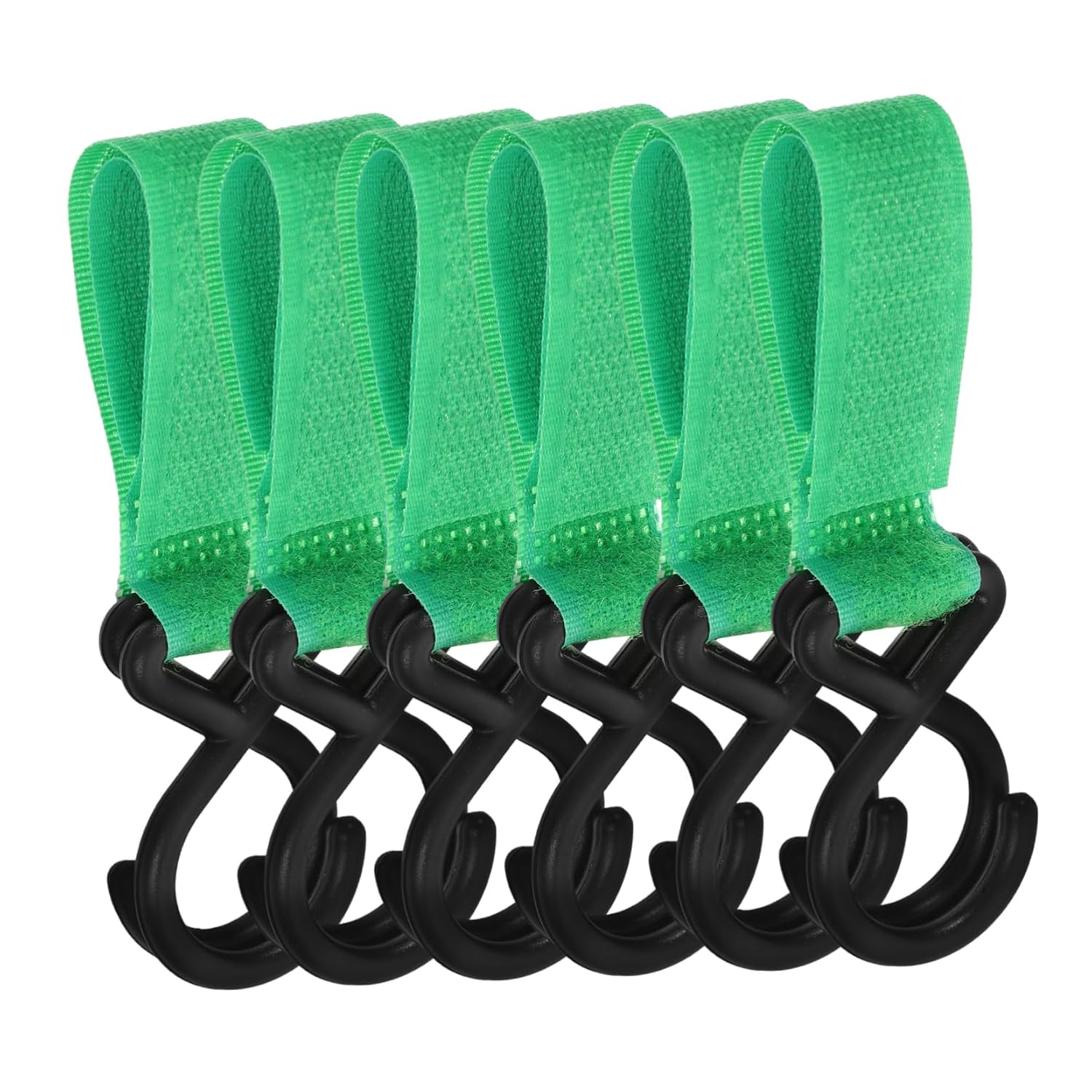 6pcs Multifunctional Stroller Hooks Easy to Carry Stroller Organizer Hooks for Bags Carriage