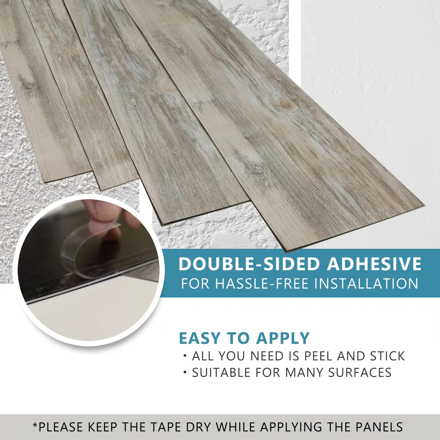 Buy Urban Decor Vinyl Wall Panels with Vintage Farmhouse Wood Pattern