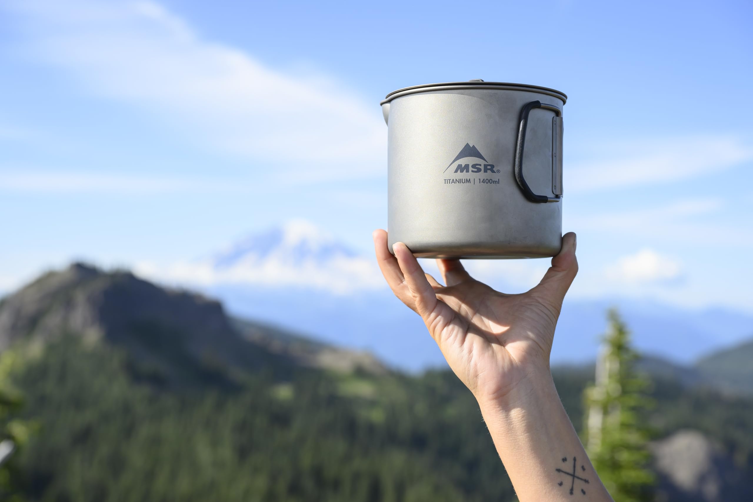 MSR Titan Ultraleichter Titan Camping Wasserkocher