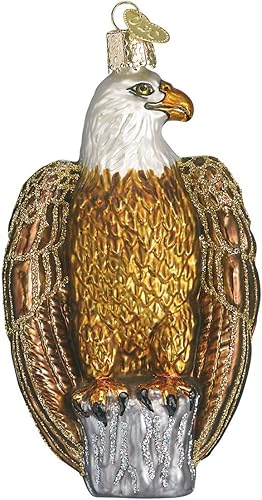 Miniatura 8 de Old World Christmas Adorno de cristal soplado sombrero del tío Sam (36206)