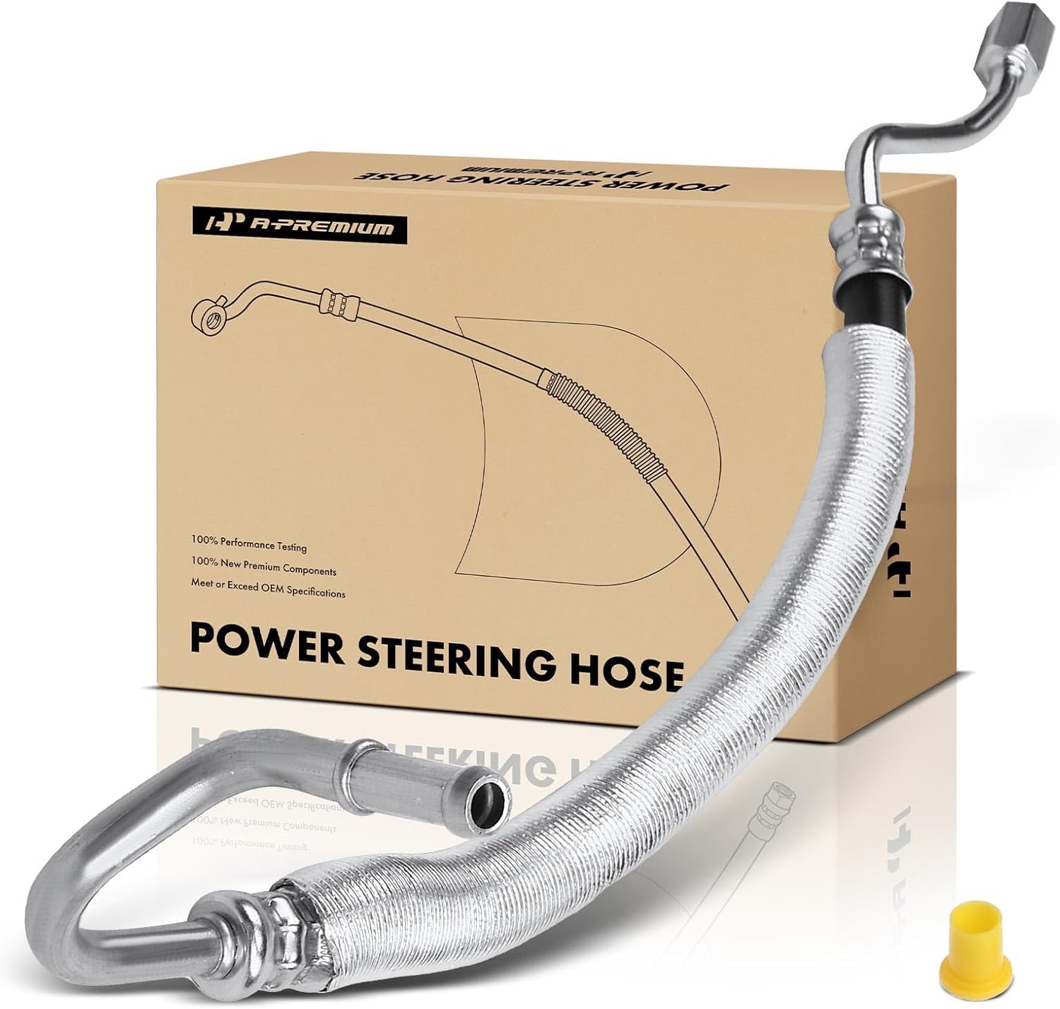 A-Premium Power Steering Return Hose Line Assembly Compatible with Subaru Forester 2011-2012, Legacy 2005-2009, 2.5L, From Gear