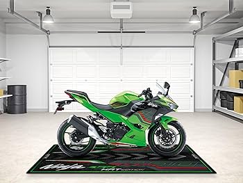 Amazon.com: wibeart Parking Mat for Ninja 400 Motorcycle Models Amazon.com: wibeart Parking Mat for Ninja 400 Motorcycle Models