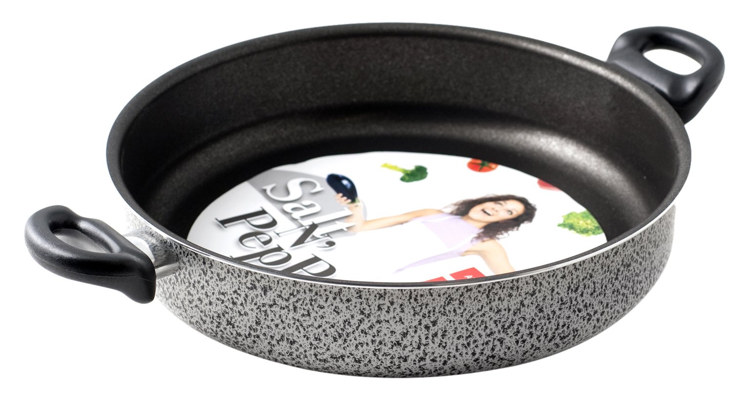 Home Salt N'Pepper Padella in Alluminio, Rivestimento Antiaderente, 22 cm - 4