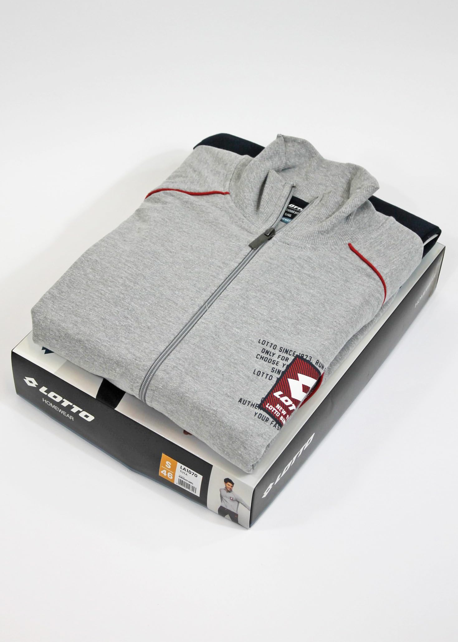 Tuta Sportiva Uomo in Felpa di Cotone Garzata Estiva - Tuta Primaverile Estiva Uomo in Cotone Garzato MEZZA STAGIONE taglie Maxi Calibrato (IT, Testo, S, Regular, Regular, GRIGIO 170)