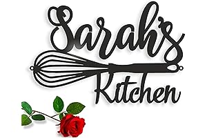 Personalized Kitchen Signs: Custom Metal Wall Art for a Unique Touch
