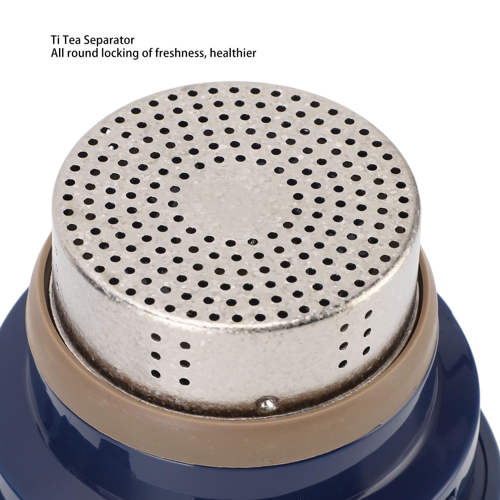 Jarra Térmica para Café, 1300ml Acero Inoxidable Ti Aleación Tetera Aislada con Pantalla Digital para Bebidas Frías y Calientes