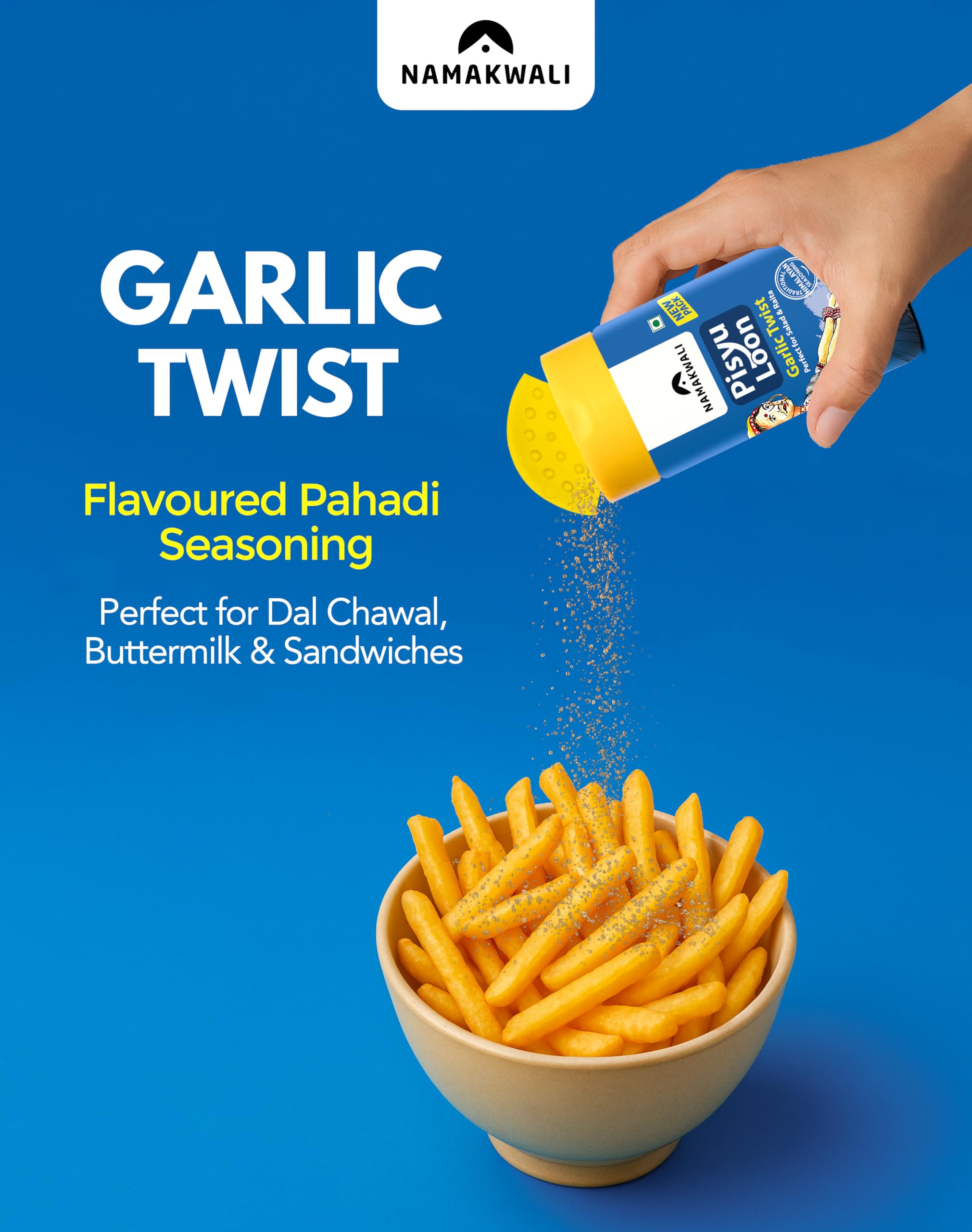 Namakwali Flavoured Pahadi Salt Seasoning Mix | Pack of 6-600 Gram | Seasoning Combo - Popcorn, Noodles, Salad, Raita, Juice, Fruits, Sweet Corn, Makhana and more | 100% Organic | SharkTank India S3 - Image 4 thumbnail