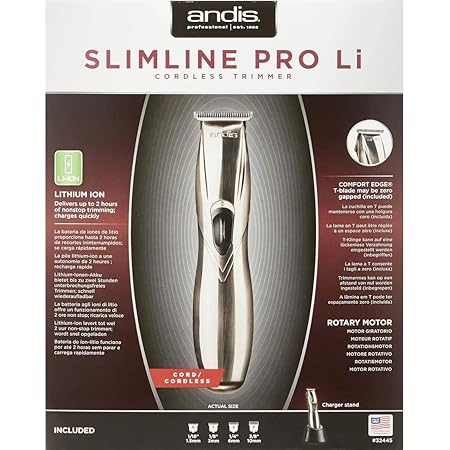 Amazon.com: Andis 32810 Slimline Pro Cord/Cordless Beard Trimmer ...