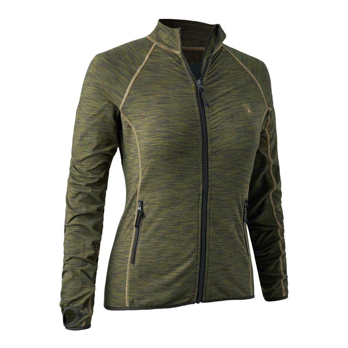 Deerhunter Lady Insulated Fleece - Green melange C44 Green - Hunting outdoor gear for Men