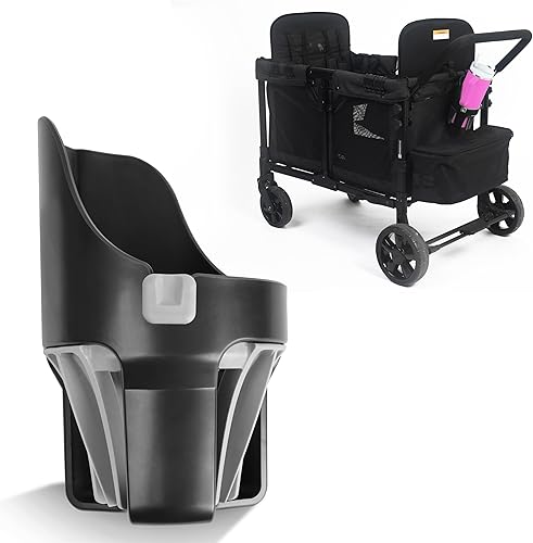 Miniatura 1 de Portavasos grande compatible con Wonderfold Wagon - Accesorio para portavasos grande diseñado para accesorios Wonderfold Wagon W2 y W4