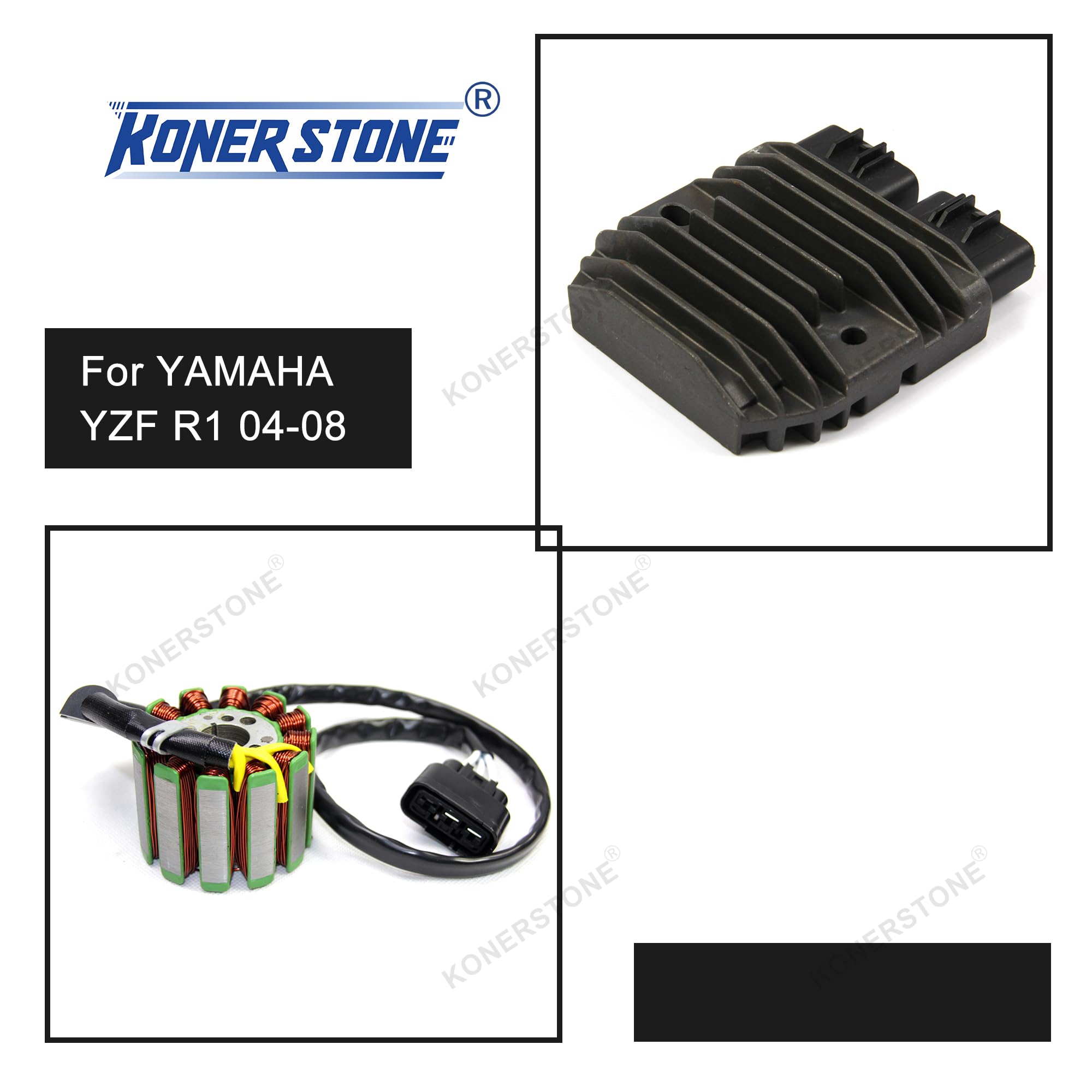 Bobina dello statore del motore e rettificatore regolatore di tensione per accessori di ricambio moto YZF R1 2004-2008 2005 2006 2007 04 05 06 07 08
