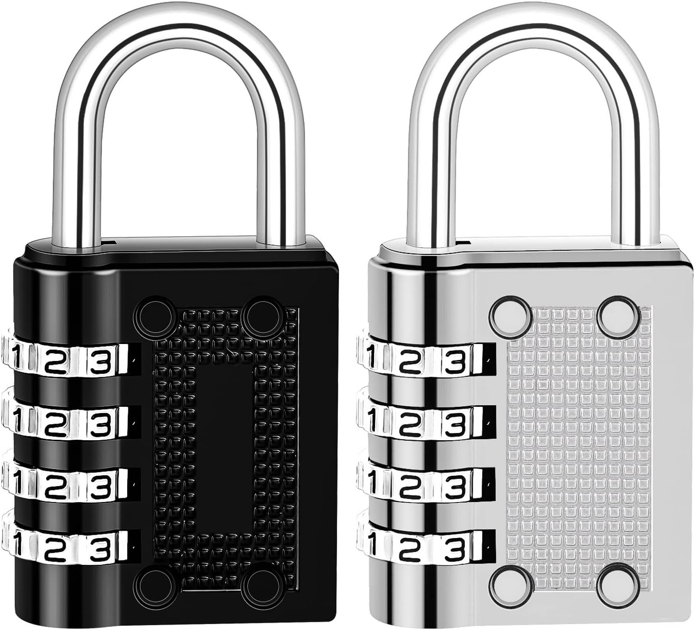 Abus Zahlenschloss 4 Stellig Code Vergessen 2 Stück Vorhängeschloss Zahlenschloss, 4 Stellig Schloss Mit Zahlencode