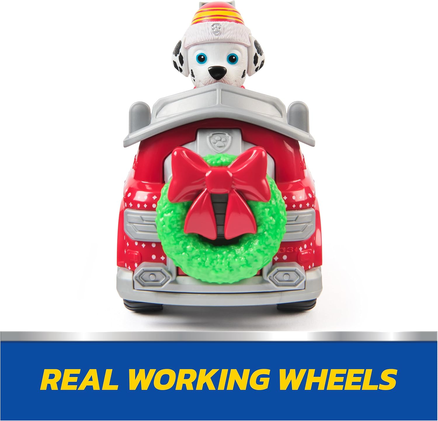 Paw Patrol Holiday Vehicle Bundle, Holiday-Themed Chase, Marshall & Skye Action Figures & Rescue Vehicles, Kids Toys for Boys & Girls Ages 3 & Up