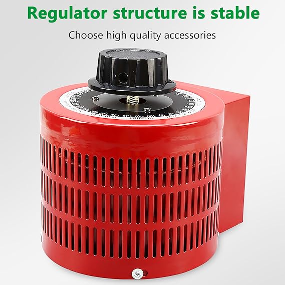 Variable Transformer,AC Voltage Regulator,Transformer Converter,110V/220V Input,0-300V Output,Built-in Copper Coil,Wide Range of Applications(Size:1000W)