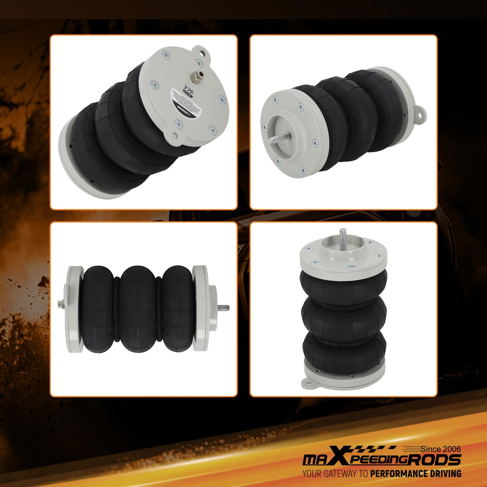 maXpeedingrods 2 sospensioni pneumatiche Z6 per Fiat Ducato 230/244/250 camper 1994