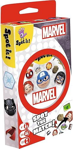 Miniatura 6 de Zygomatic Spot It Marvel Emojis Card Game Eco-Blister  Juego a juego  Divertido juego para niños para la noche de juegos familiares  Juego de viaje