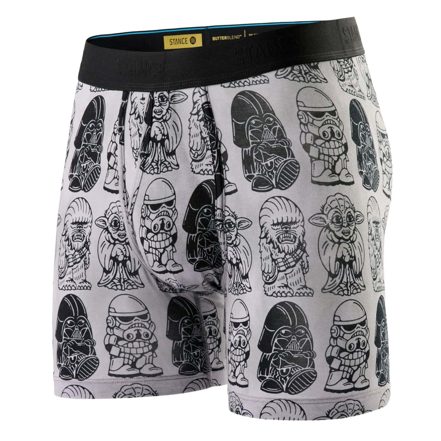 Stance Men's Black Dj Star Wars Boxer Briefs Butterblend Soft Darth Vader Chewie Yoda Multi Underwear Shorts Xl