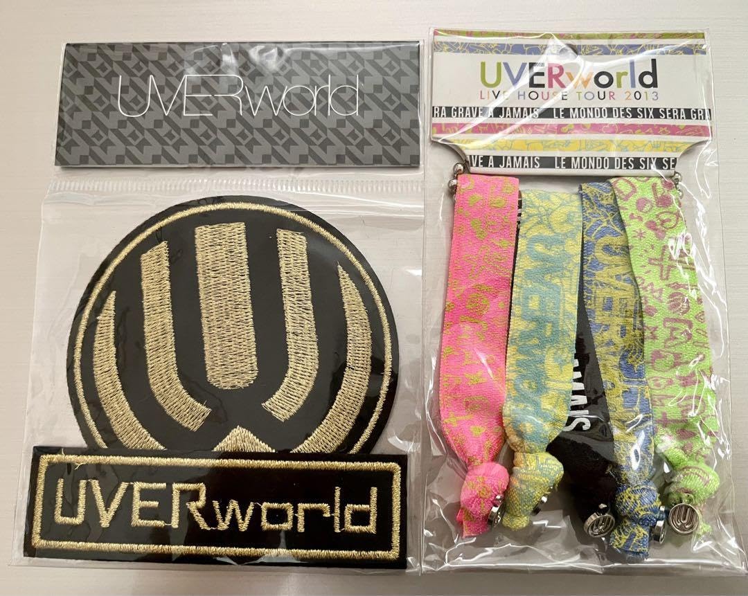 Amazon.co.jp: UVERworld グッズ ロゴワッペン＆ツアーリストバンド