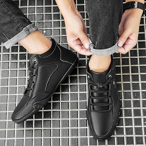 Miniatura 6 de Botas Chukka impermeables para hombre, impermeables, ligeras, antideslizantes, con cordones, para senderismo, camping, conducción