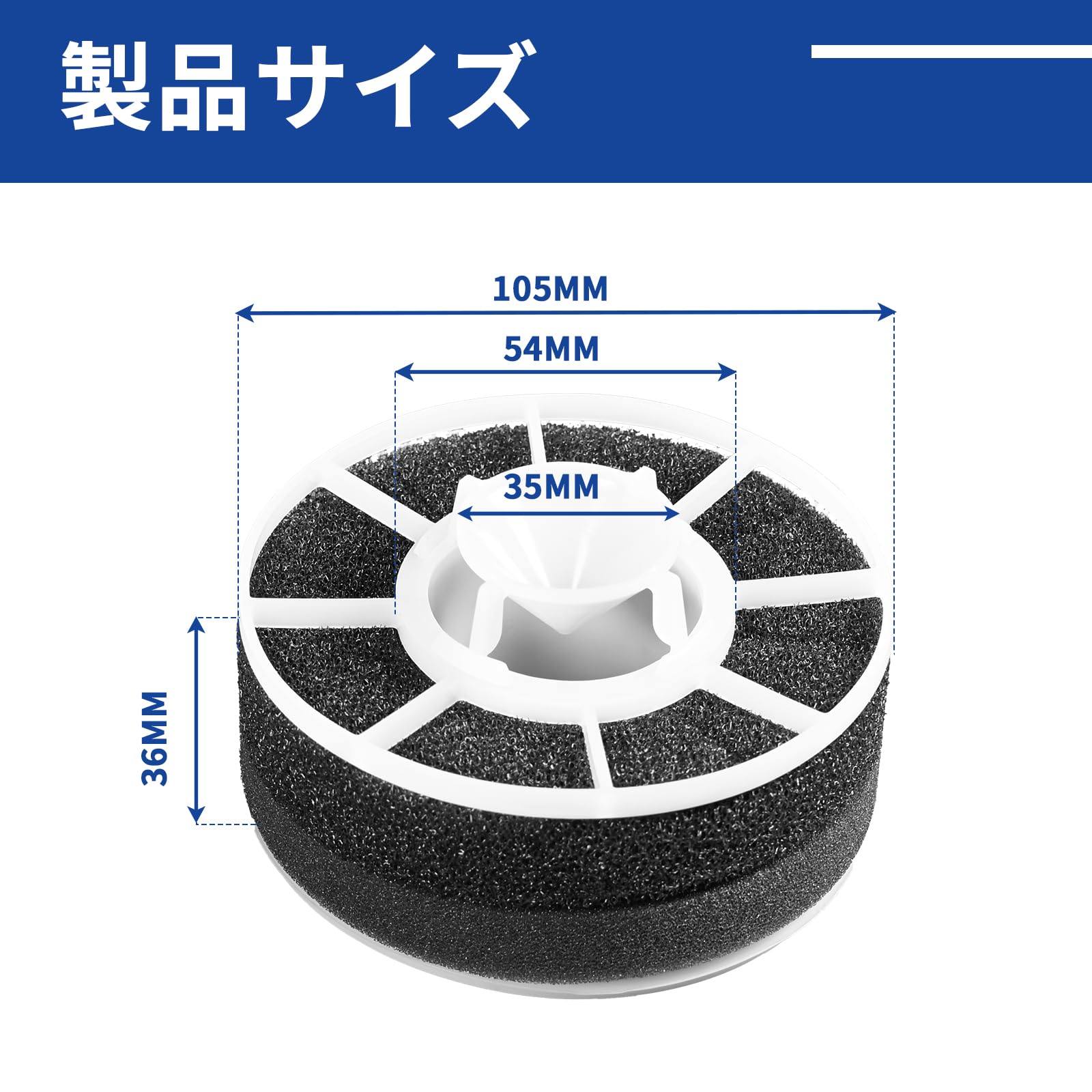 Amazon | TOOLCY エアエレメント エアクリーナエレメント エア