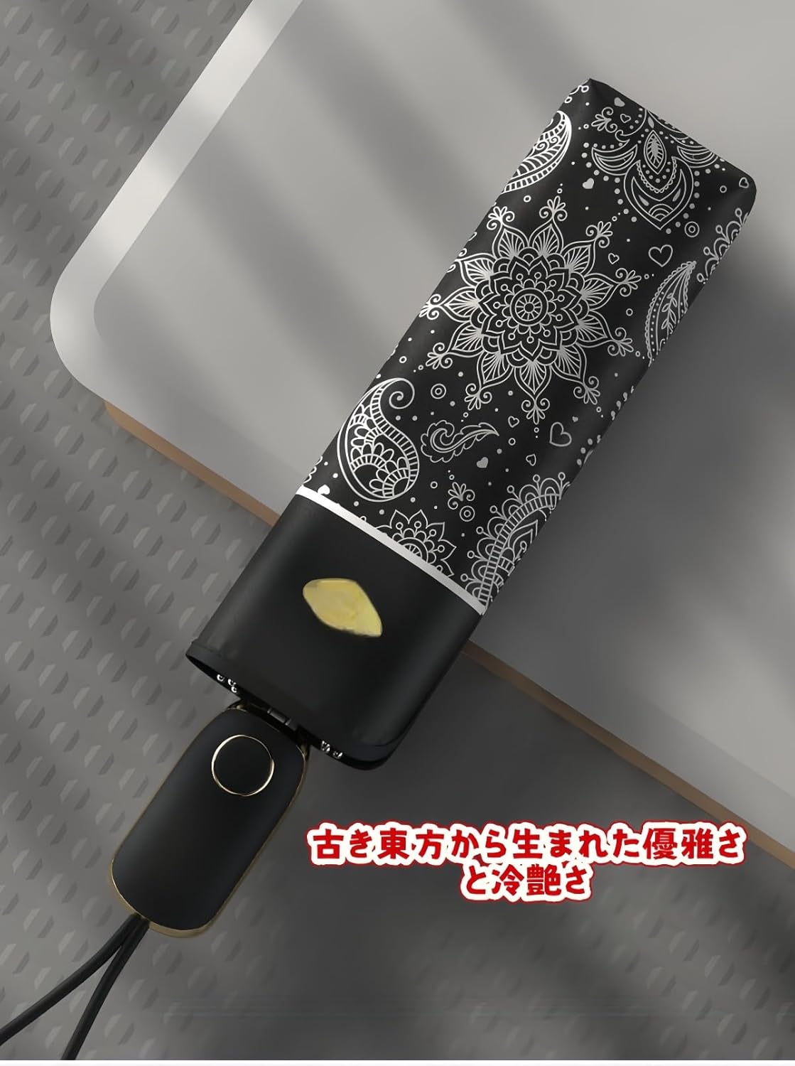 JORERAORMES全自動太陽三折り畳みビニール日焼け止め日傘