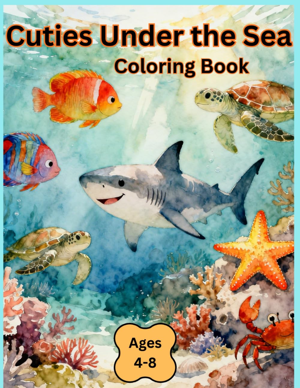 Cuties Under the Sea: Coloring Book