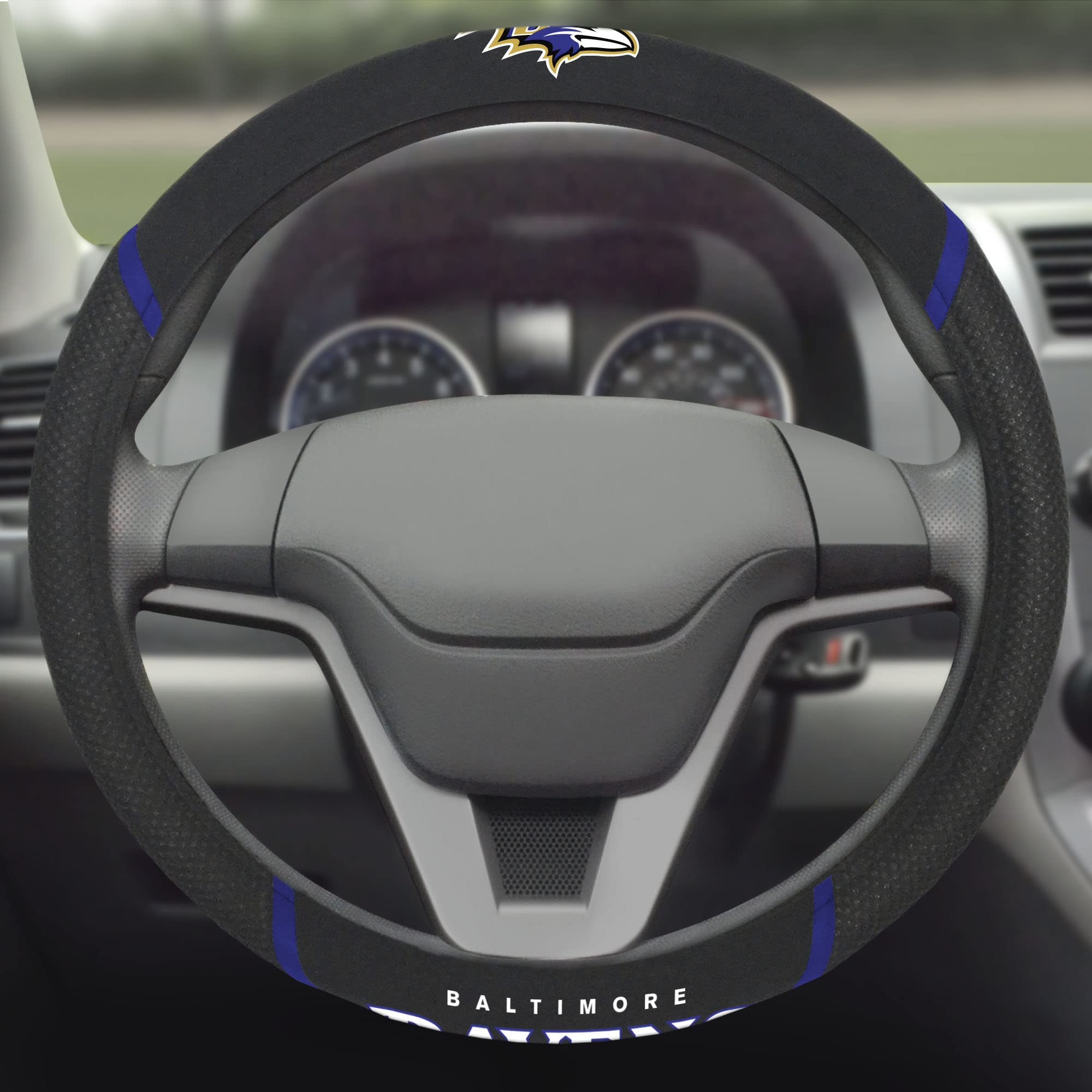 FANMATS 15621 Baltimore Ravens Lenkradbezug Bestickt