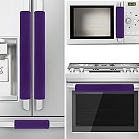 Vista 12 de Juego de 6 fundas para manijas de puerta de refrigerador, juego de 6 manijas de decoración para electrodomésticos de cocina, nevera, microondas