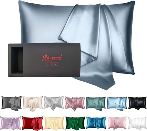 Funda de almohada de seda de morera tamaño King para cabello y piel, fabricada en Estados Unidos, seda pura de 22 mommes, fundas de almohada disponible en Yaxa Peru