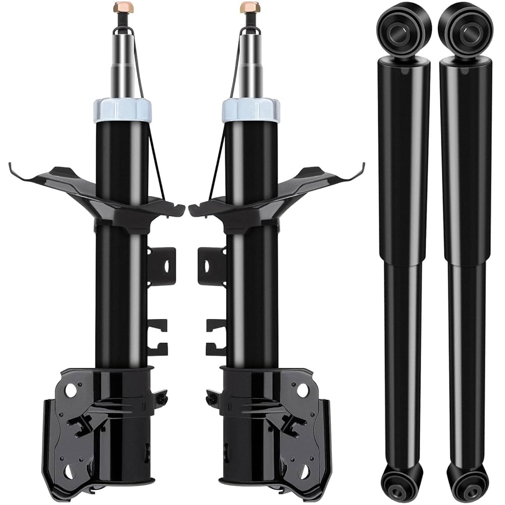 アタックフォースNG品 ECCPP Front Rear Full Set Shocks Struts Fit Nissan