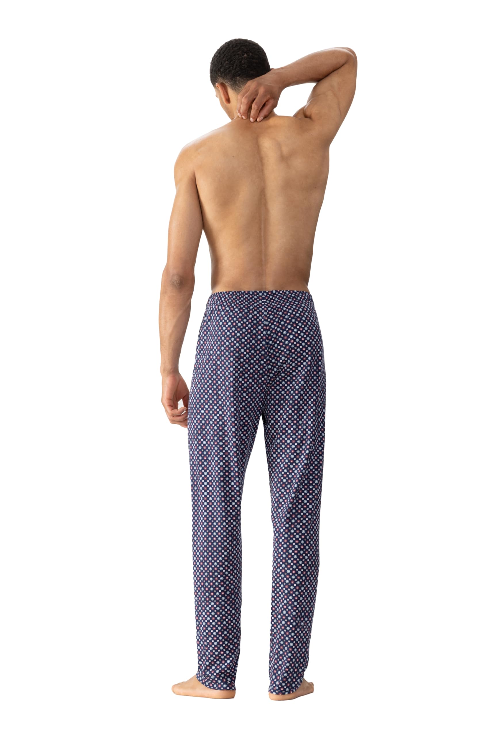 Mey Herren Lange Pyjamahose 100% Baumwolle Serie Tie Minimal