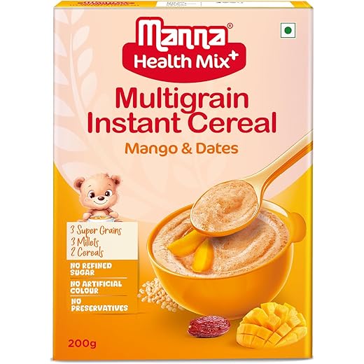 Manna Health Mix Supergrain Cereal - Mango/Banana 200g