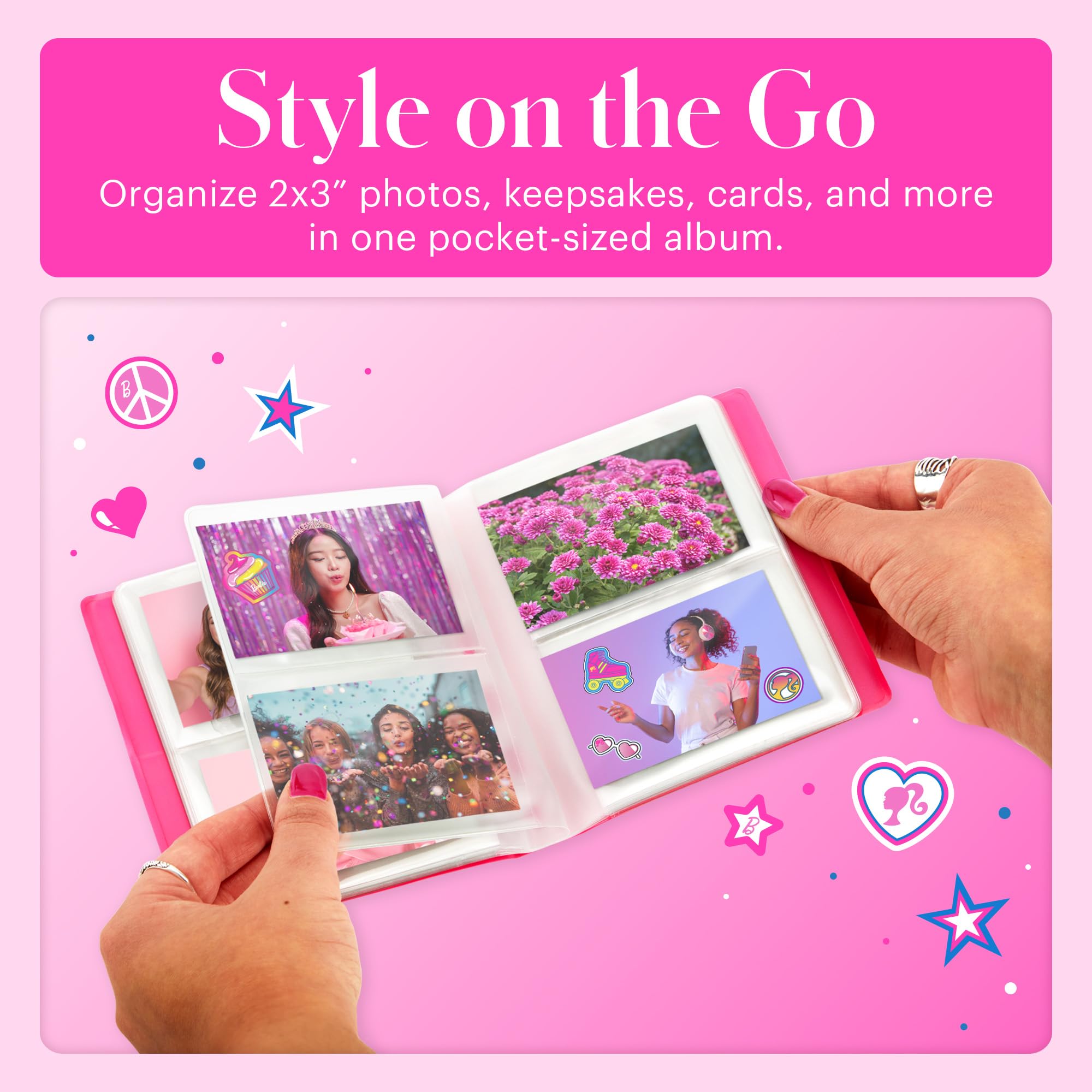 Barbie x Kodak EVA Case met Verwijderbare Band, Ingebouwd Mesh Zakje Compatibel met Barbie x Kodak Printomatic of Step Slim Foto Printer, Roze (Alleen Case Barbie x Kodak EVA Case met Verwijderbare Band, Ingebouwd Mesh Zakje Compatibel met Barbie x Kodak Printomatic of Step Slim Foto Printer, Roze (Alleen Case