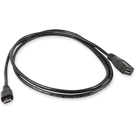 conecto CC20025 USB-Kabel, Micro-USB 2.0-Stecker auf Buchse Typ B, 5-adrige Verlängerung für OTG, MHL (1 Stück), 1,20m