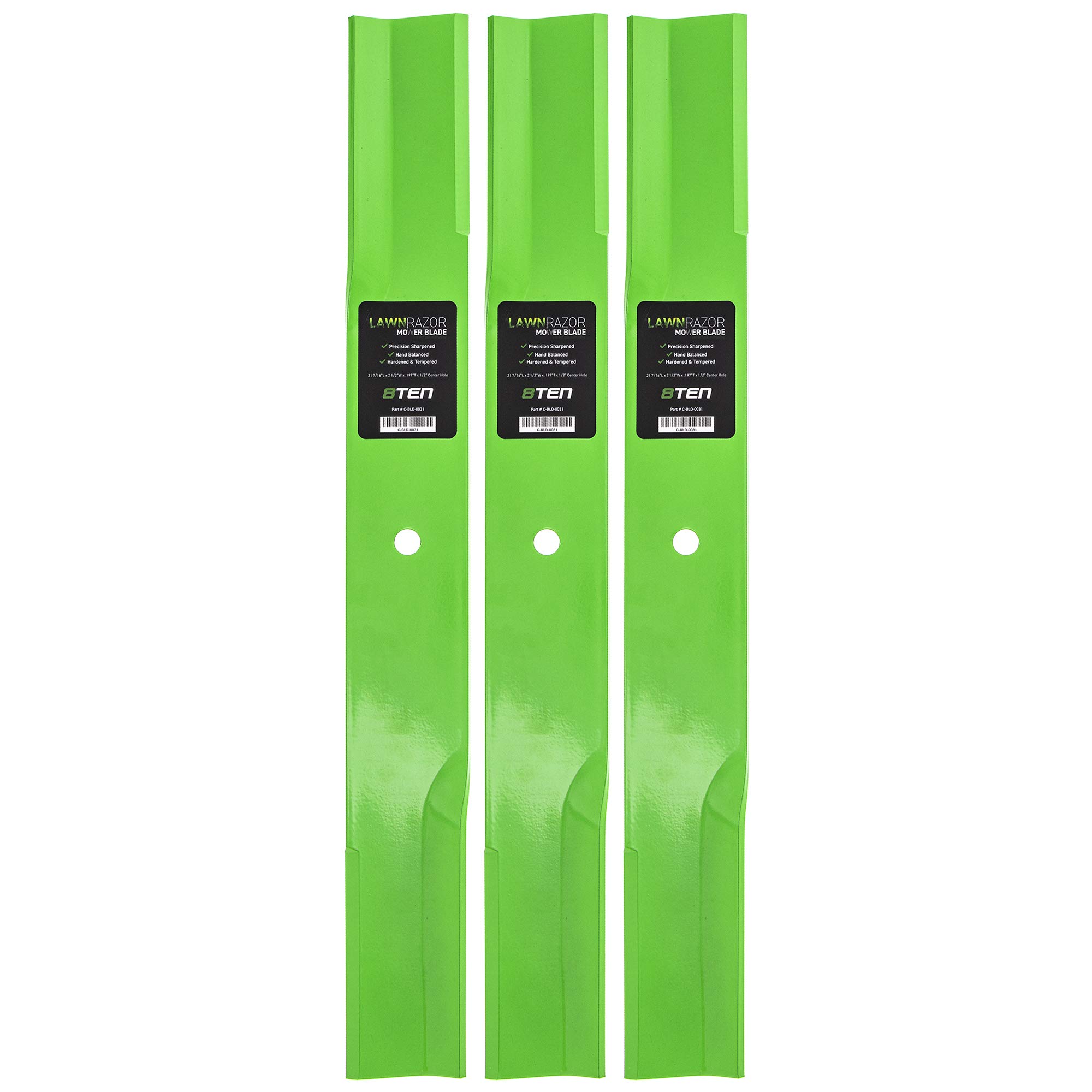 Amazon.com : 8TEN LawnRAZOR Mower Blade Set for Toro Z200