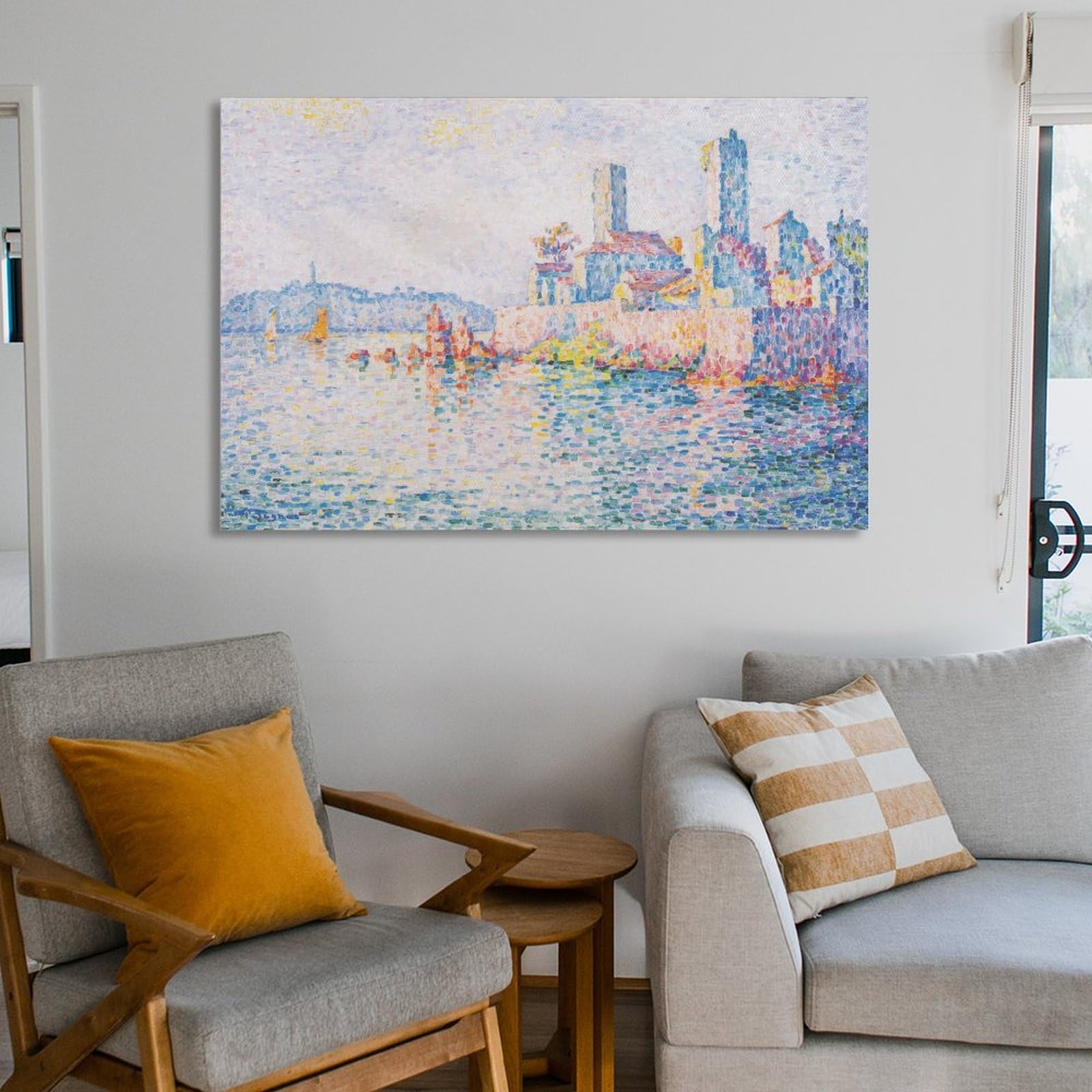 Amazon.co.jp: Paul Signac ポール・シニャック 絵画 Antibes