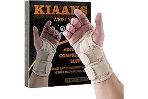Adjustable Wrist Brace for Wrist and Finger Pain Relief with Carpal Tunnel Support