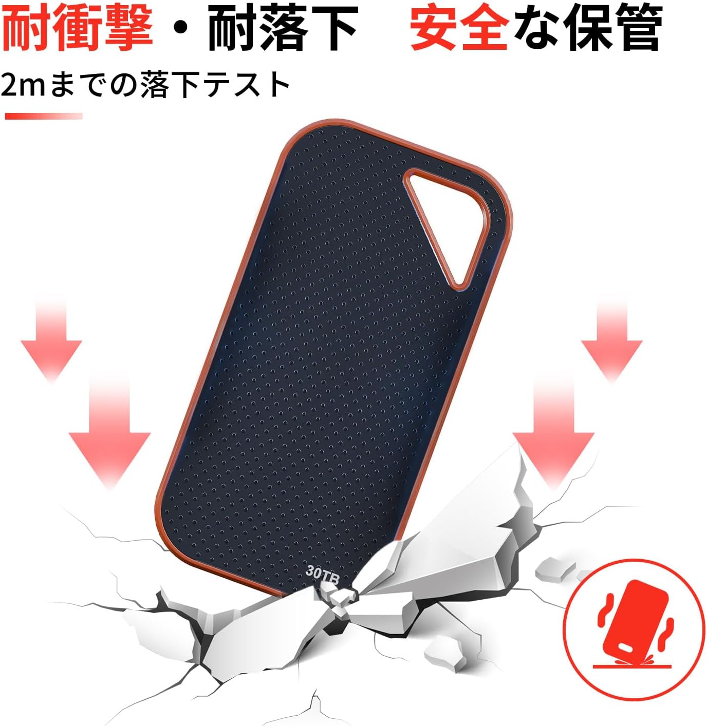 Lexar ES5 Portable SSD 2TB, USB 3.2 Gen2x2 with up to 2,000 MB/s