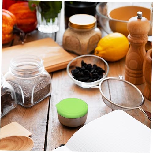 Miniatura 5 de Fundas de almacenamiento de alimentos, tapas redondas de silicona, aptas para microondas, repuesto para tapas de tazones y tarros