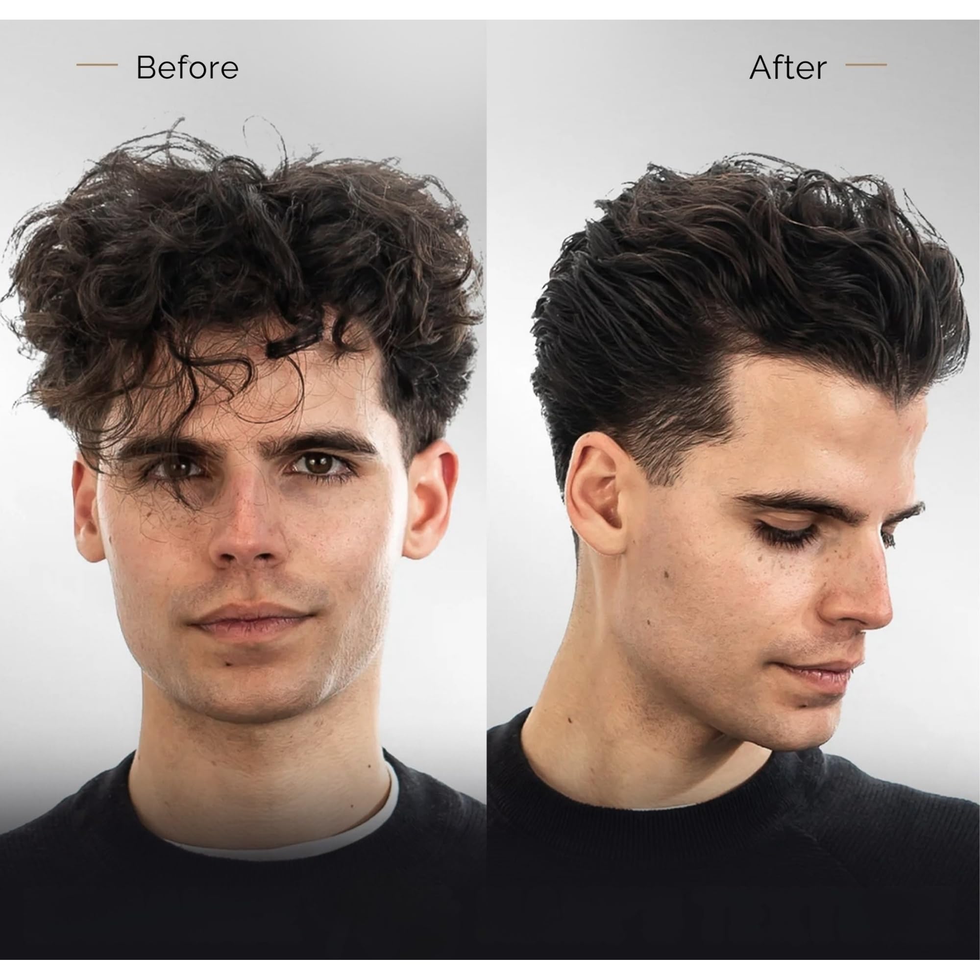 - Plastilina para el cabello para hombres, arcilla para el cuidado del cabello con cera de abeja y aceite de aguacate, acabado mate, sujeción media, arcilla para peinar el cabello con fácil lavado