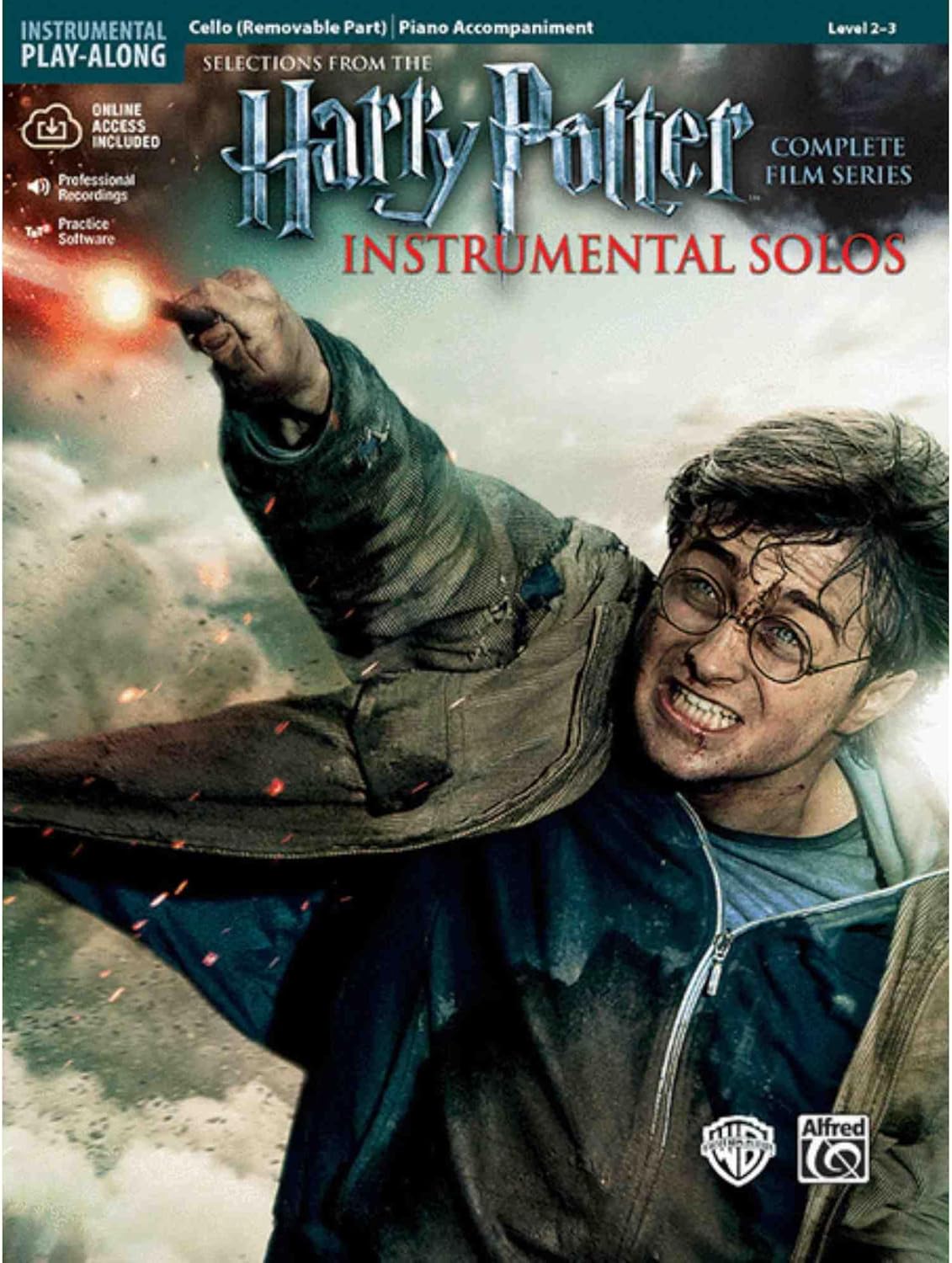 Alfred Harry Potter Instrumental Solos for Strings-Cello (Book and CD)