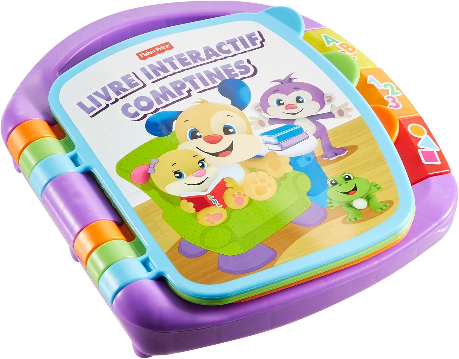 Fisher-Price Livre Musical Interactif: Éveil Bébé 6+ Mois (Version Française)