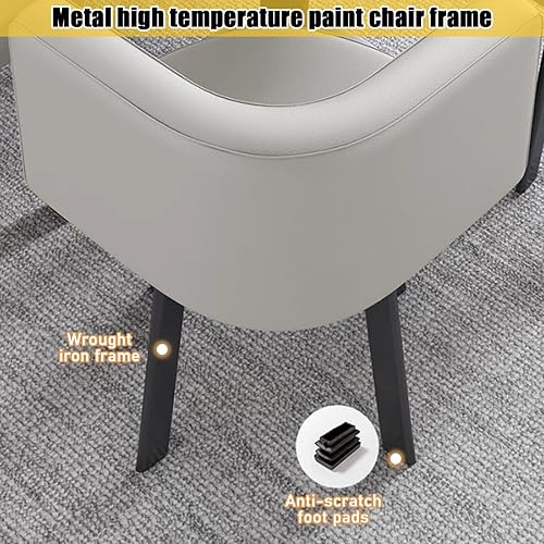 Miniatura 5 de YVYKFZD Office Reception Room Club Table, Simple Coffee Kitchen Dining Table Set, Round Conference Table, Small Conference Room Tables and Chairs