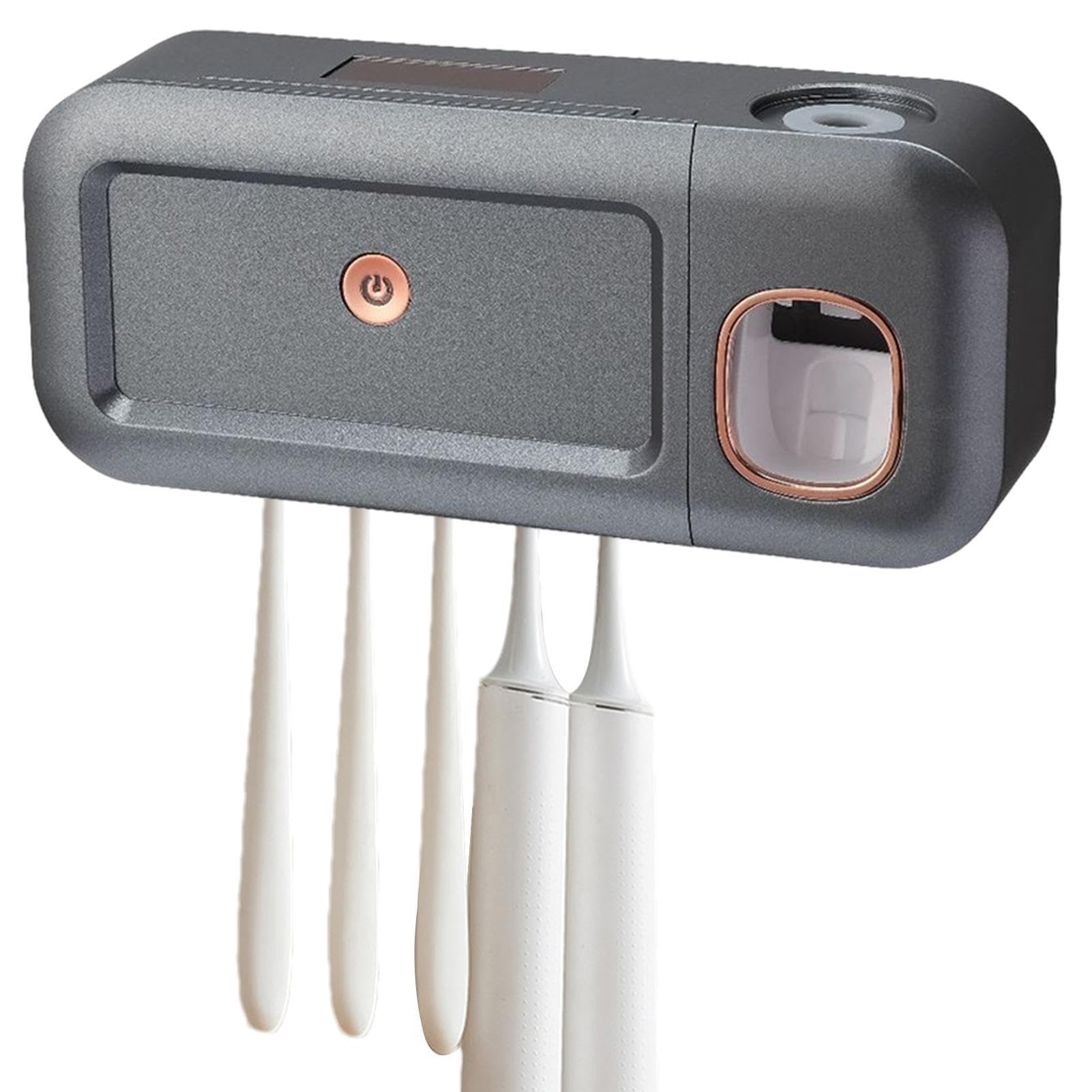 Portaspazzolino e detergente – Organizer magnetico da bagno senza trapano per un facile accesso e una conservazione ordinata, senza fori, ideale per uso familiare