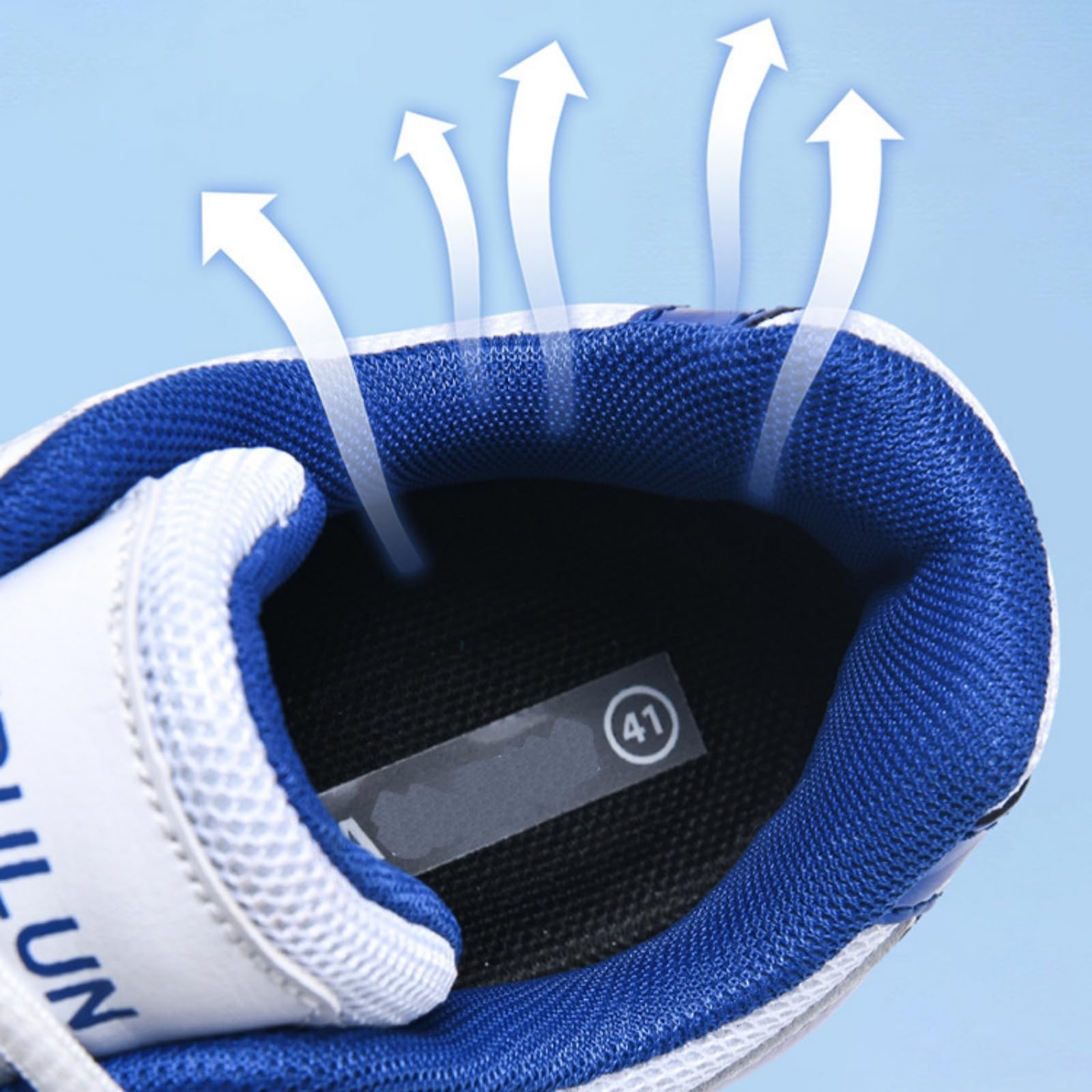 JiuQing Męskie buty do badmintona pickleball tenisówki oddychające wygodne i lekkie buty do gry w korty